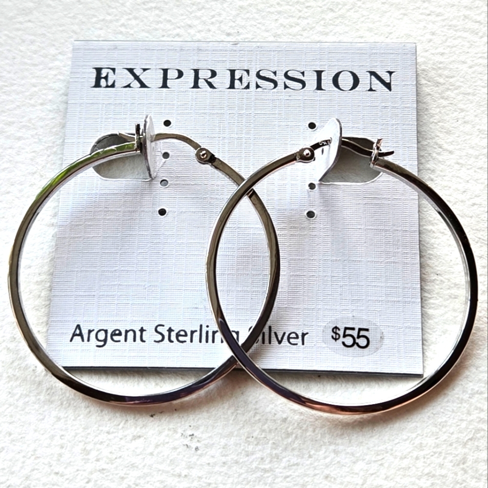 NEW💫Hoop Earrings Sterling Silver